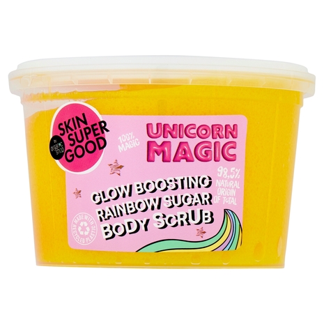 Skin Super Good Glow Boosting Rainbow Sugar Body Scrub Unicorn Magic 250 ml